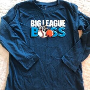 3/$15: Big League Boss Under Armour Long sleeve shirt, Size 5